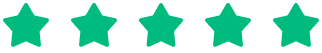 5 stars on Trustpilot